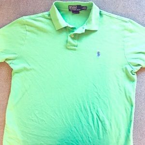 Polo Ralph Lauren Large Custom Fit lime green